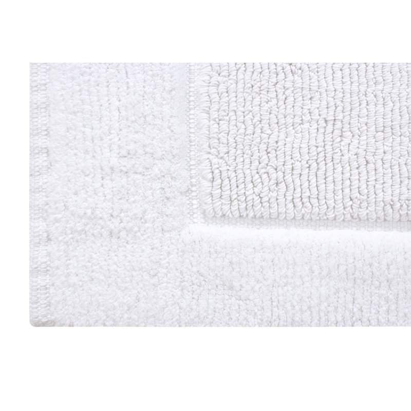 Tapis de bain Levaughn, Blanc