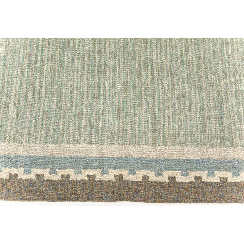 Tapis rétro suédois 5 pi 3 po x 7 pi 10 po par Ingegerd Silow