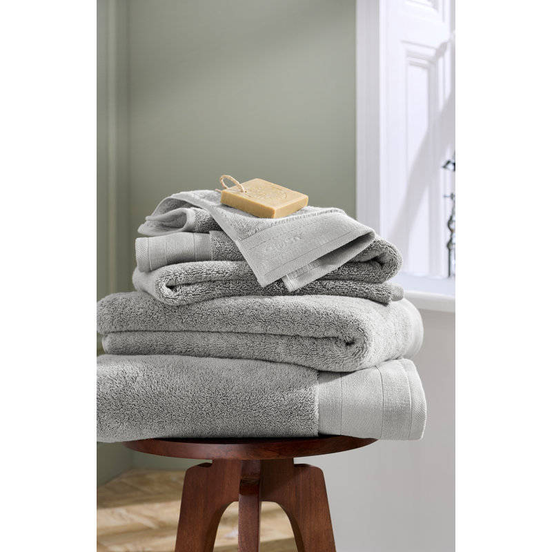 Signature Hand Towel, Opal Gray