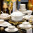 Camina 10 Piece Ceramic Dinnerware Set - Service for 10