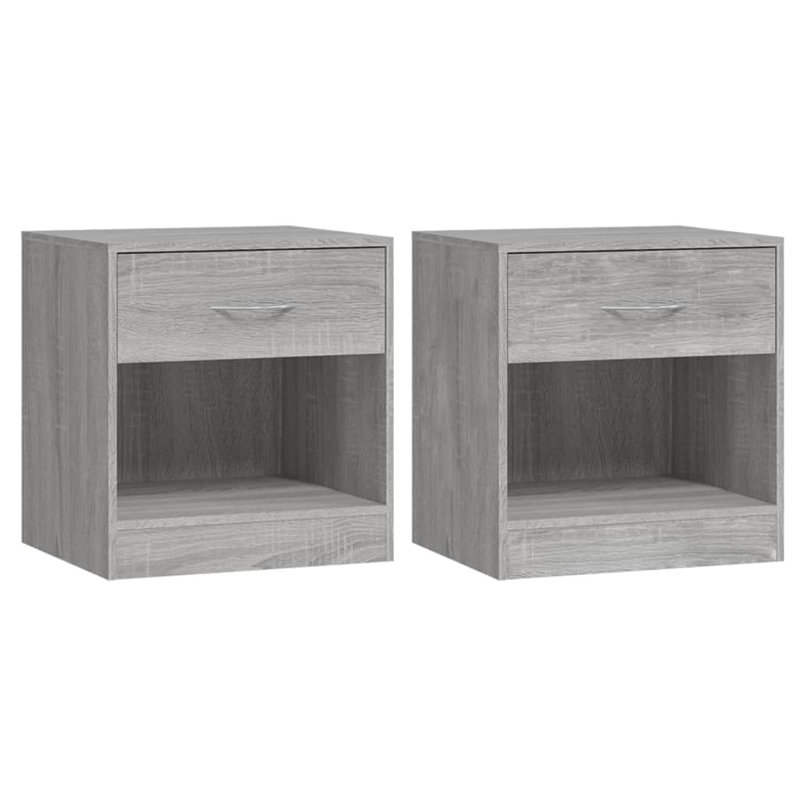 Doraville 1 Drawer Bedside Table, Grey