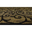 Tapis intérieur / extérieur noir / kaki Haggerty-155160597