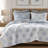 3-Piece King/Cal King Quilt Mini Set,Blue
