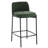 33.5'' H Counter Stool with Curved Back and Metal Frame (Set of 2)-284126002