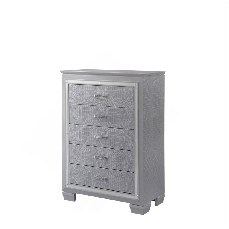 Miroir à commode haute 5 tiroirs 1Pc
