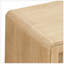 Armoire de coin en arc en rotin avec 6 tiroirs, rangement durable et polyvalent pour le salon, la chambre à coucher et la cuisine
