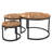 Jaqualine Solid Wood Top Nesting Coffee Table