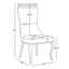 Ensemble de salle à manger en marbre blanc Grand avec chaises d'appoint Leathaire-396805801