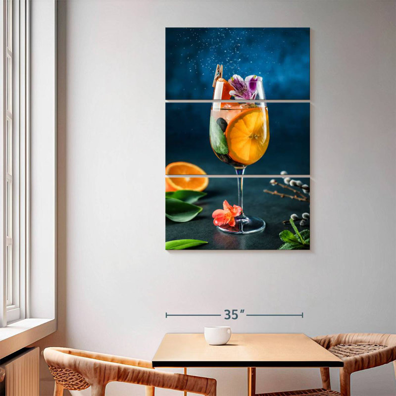 Yarlin Citrus Cocktail, 65" H x 42" W