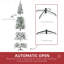 Arbre de Noël artificiel pin enneigé 9 pi avec 1159 pointes