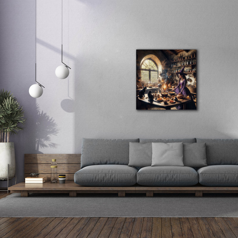 Toile épique Graffiti «Magical Kitchen 2» par Rey Klimt, 37 po x 37 po, H 37 po x l 37 po