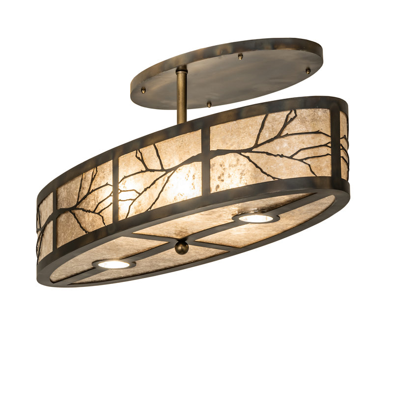Luminaire suspendu géométrique 6 lumières Branches