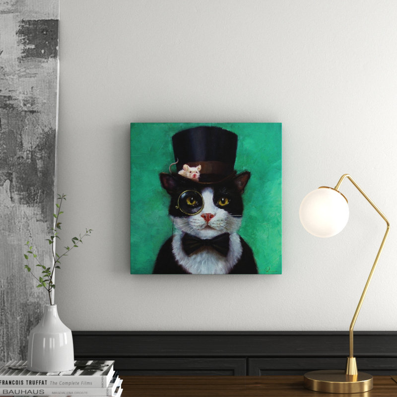 Lucia Heffernan - Print on Canvas, 45.72 cm H x 45.72 cm W, Black Framed