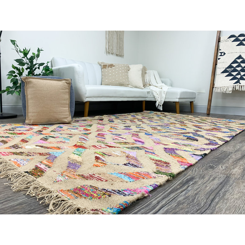 Tapis d'intérieur / rouge Benny, Rectangle 5 pi x 8 pi