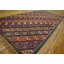Oversized Colorful Antique Late 19th Century Tribal Geometric Caucasian Flat Weave Kilim Rug