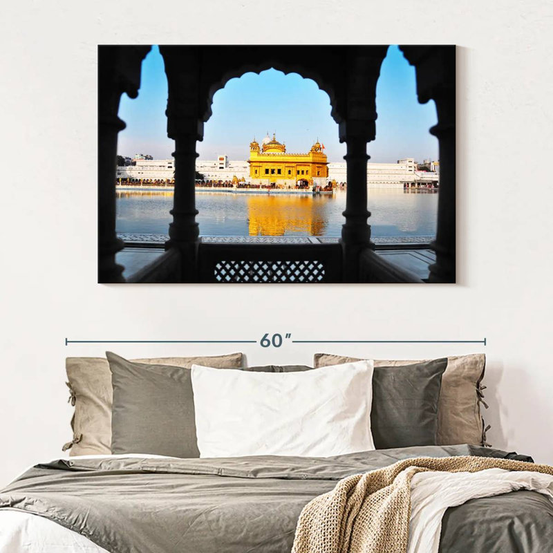 Ravi Sikh Golden Temple, 34" H x 51" W