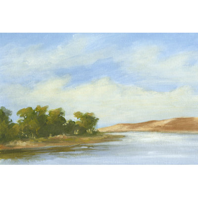 Small Summer Horizons II 1 Piece Wrapped Canvas Wall Art