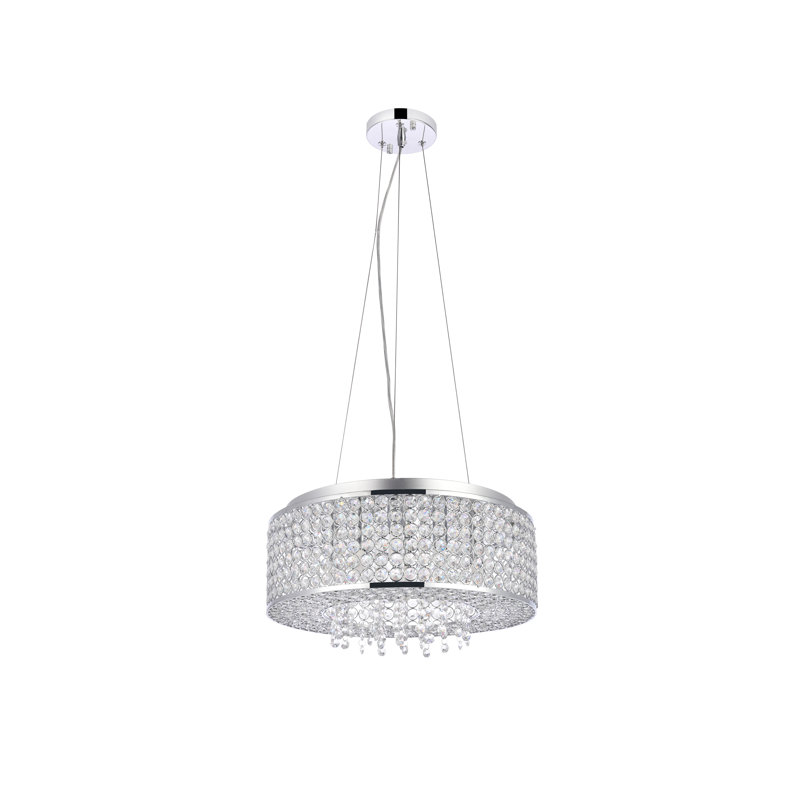 Luminaire suspendu tambour 6 lumières unique Anglesey