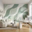 Shades Of Green, art mural moderne abstrait-1511601056-1511601062