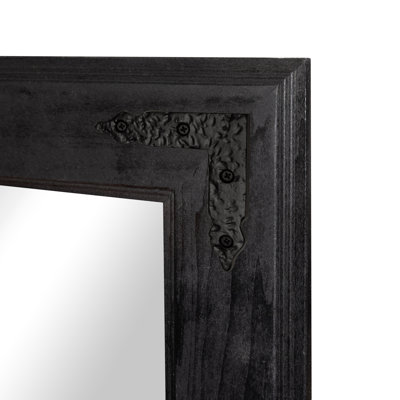 Rayne Heritage Hardwood Poplar Mirror With Decorative Corner Brackets