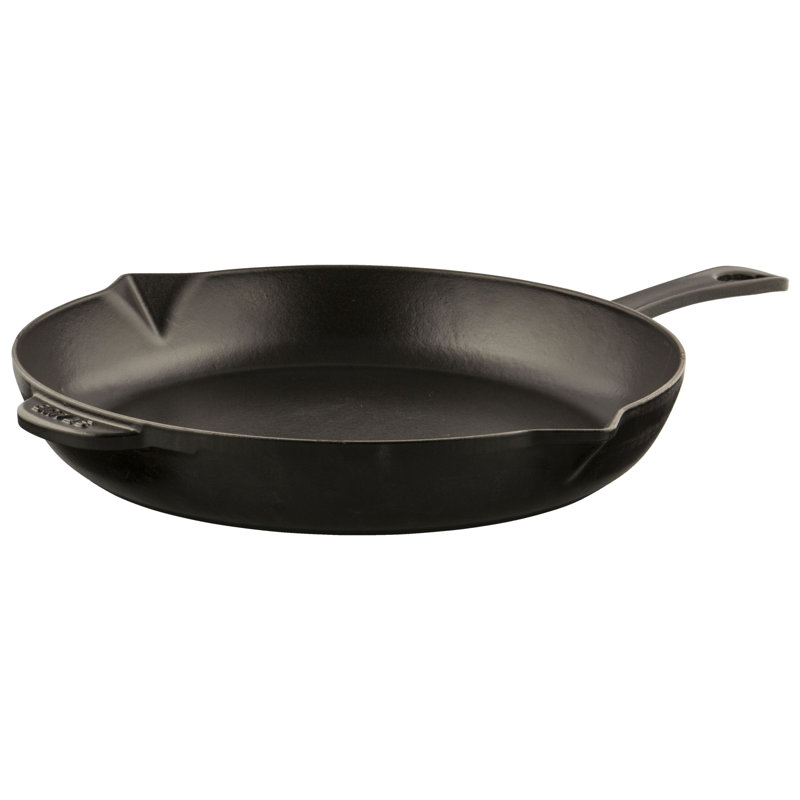 Staub Cast Iron 10-inch Fry Pan, Black Matte, 10"