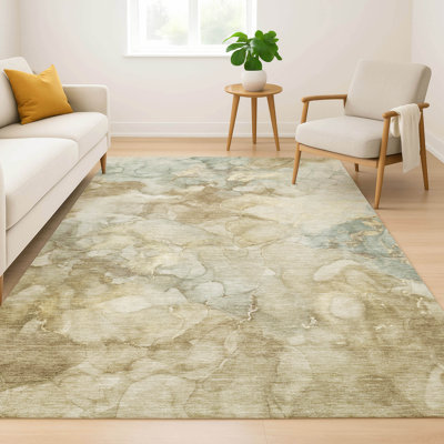 Tapis abstrait lavable à la machine de qualité supérieure Mayfield AMF2018