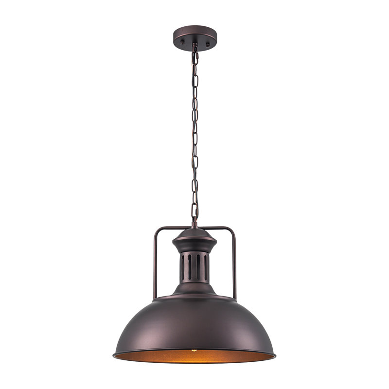 Southsea 1 - Light Black Dome Pendant, Oil Rubbed Bronze