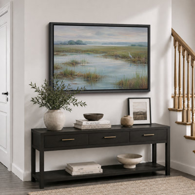 Serene Marshland White Aiget Coastal Landscape