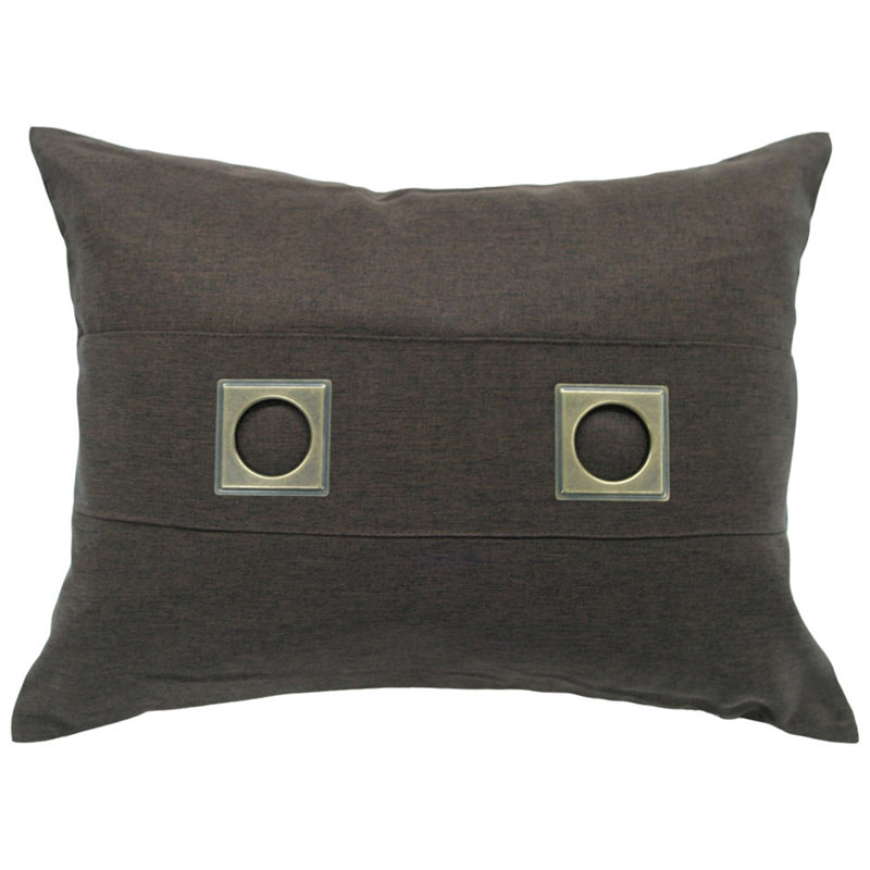 Aspect Lumbar Pillow, CHOCOLATE