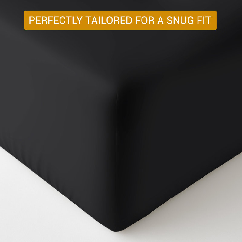 100% Cotton Flatweave Fitted Sheet, Single (3')