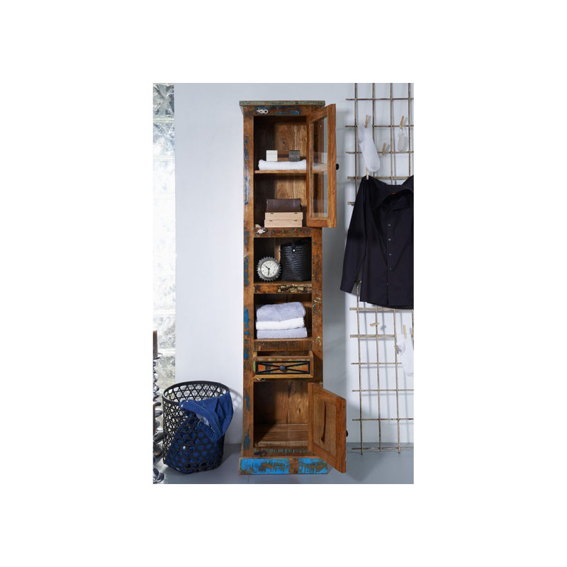 Nature Of Spirit Solid Wood Linen Cabinet