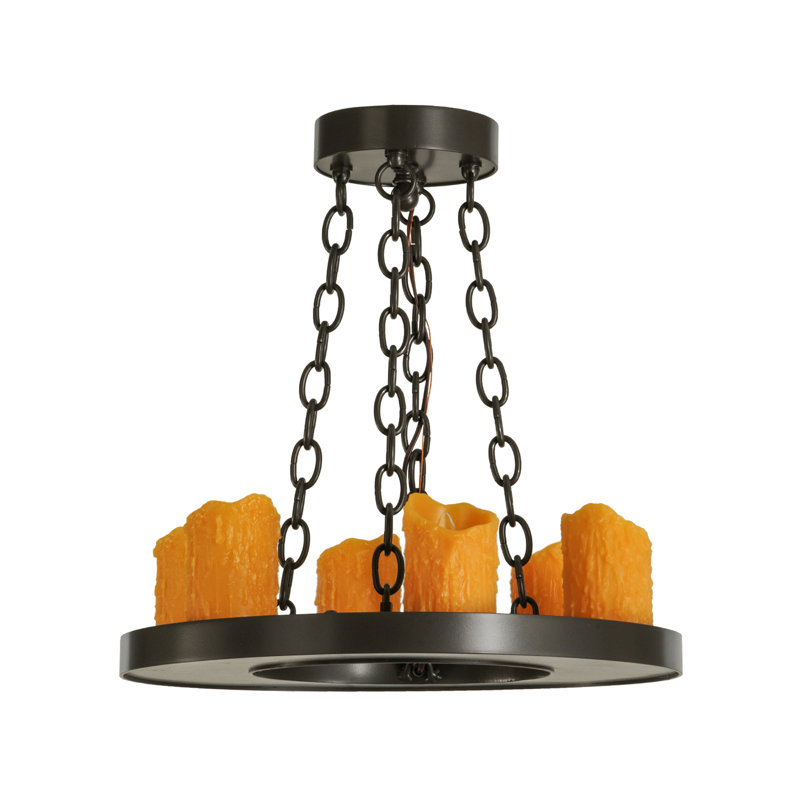 Rustic Lodge 6 - Light Chandelier