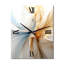 Horloge murale rétro en forme de vague bleue et orange rétro-111742496