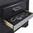 Black 4-Piece Full Bedroom Set-326308938