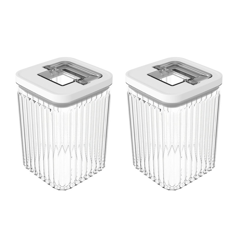 Ensemble de 2 contenants cannelés hermétiques - 64,25 oz liq.