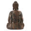 Statue de Bouddha méditant surdimensionné H 29,5 po bronze-1553697124