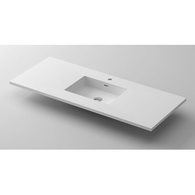Plateau de meuble-lavabo simple 54 po