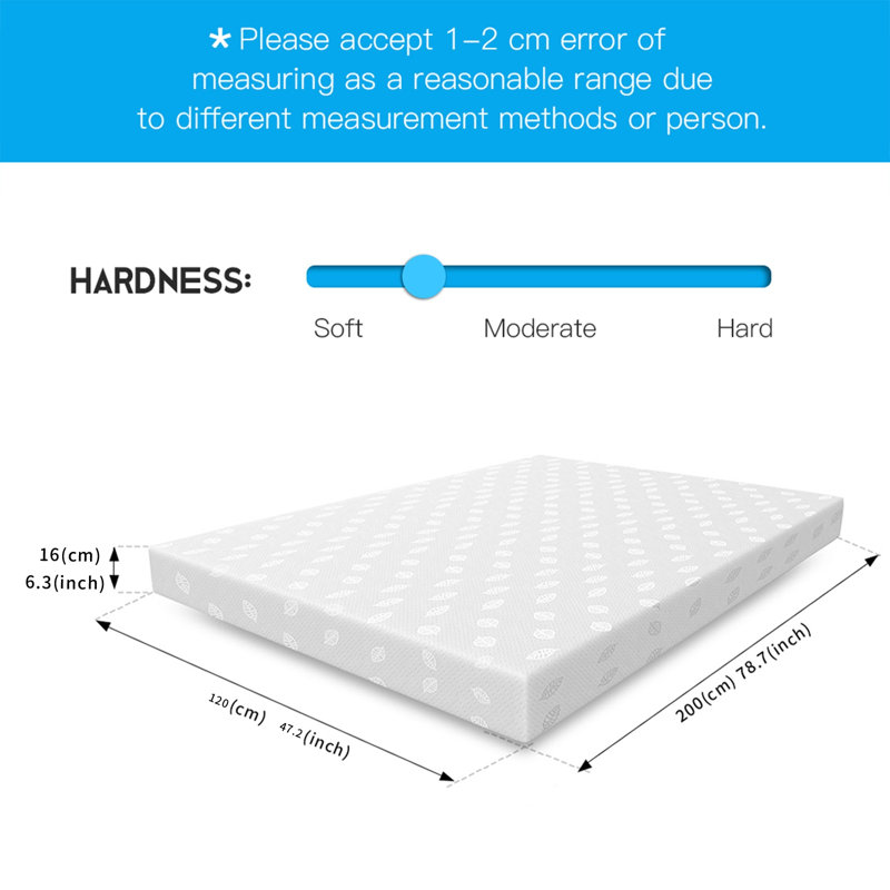 White Noise Mattress, Small Double (4')
