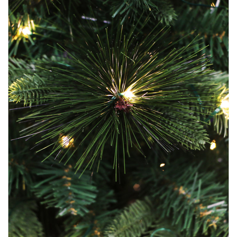 Sapin de Noël artificiel vert 3,9 'avec 150 lumières claires/blanches