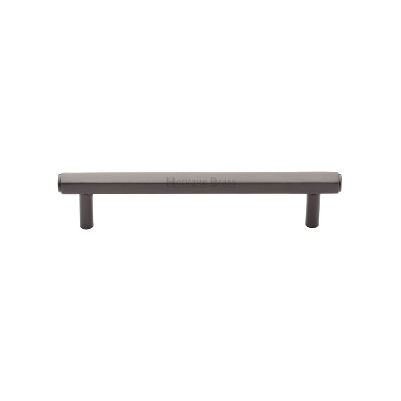 Heritage Brass Art Deco Collection Heritage Cabinet Pull Hexagon Design, Matte Bronze, 16cm L x 1.25cm W