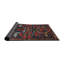 Tapis traditionnel rouge / noir / bleu-458324986