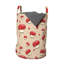 Ensemble de 2 sacs à linge Gracie Oaks à pois 13 po x 19 po ivoire rouge brun clair