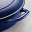 Tramontina Bestow 4 Qt. Enameled Cast Iron Round Gourmet Braiser with Lid-9260013