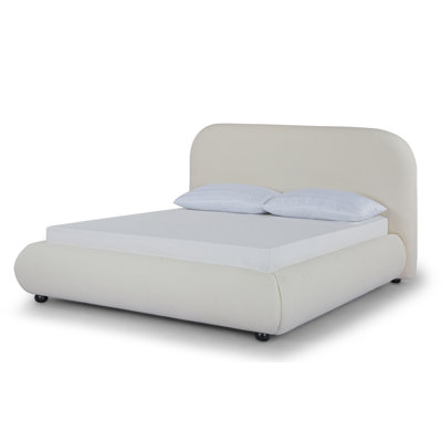 Lit plateforme tapissier Reggie
