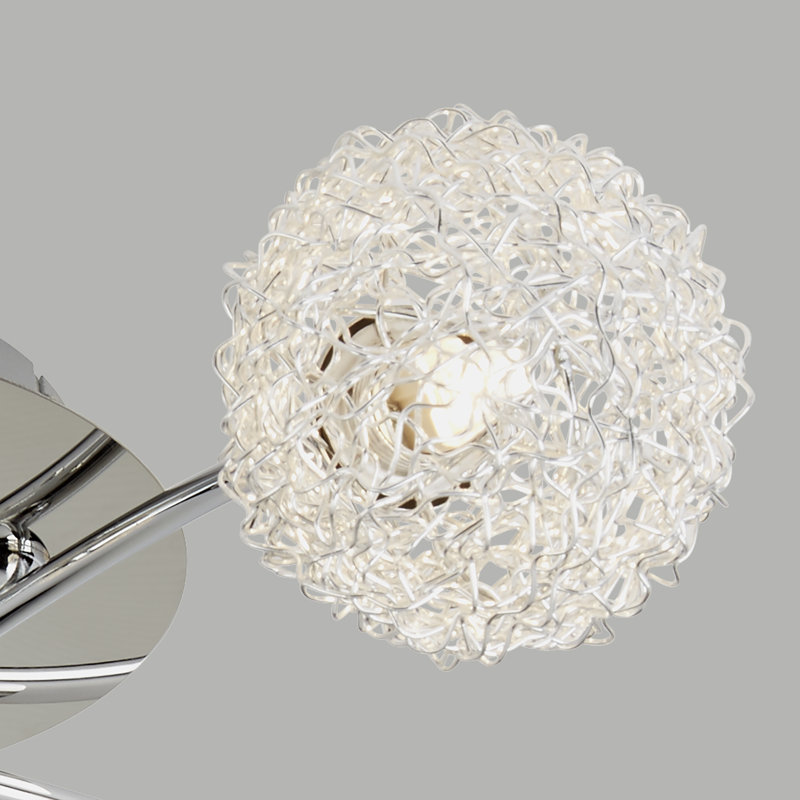5-Light Semi Flush Mount