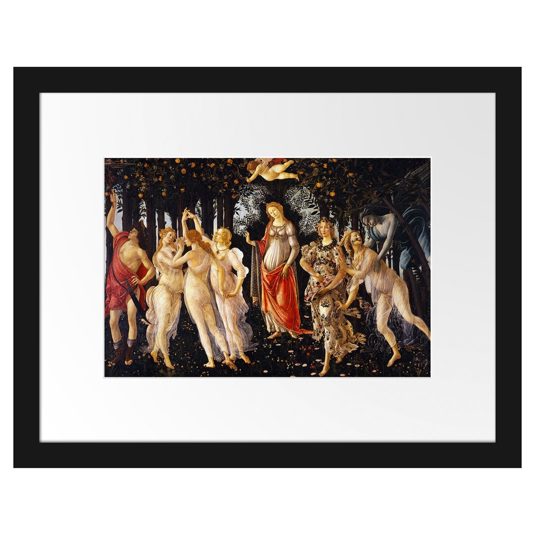 Gerahmter Kunstdruck Spring Primavera von Sandro Botticelli