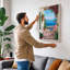 Mediterranean Terrace Coastal - Wrapped Canvas-118770566-118770623