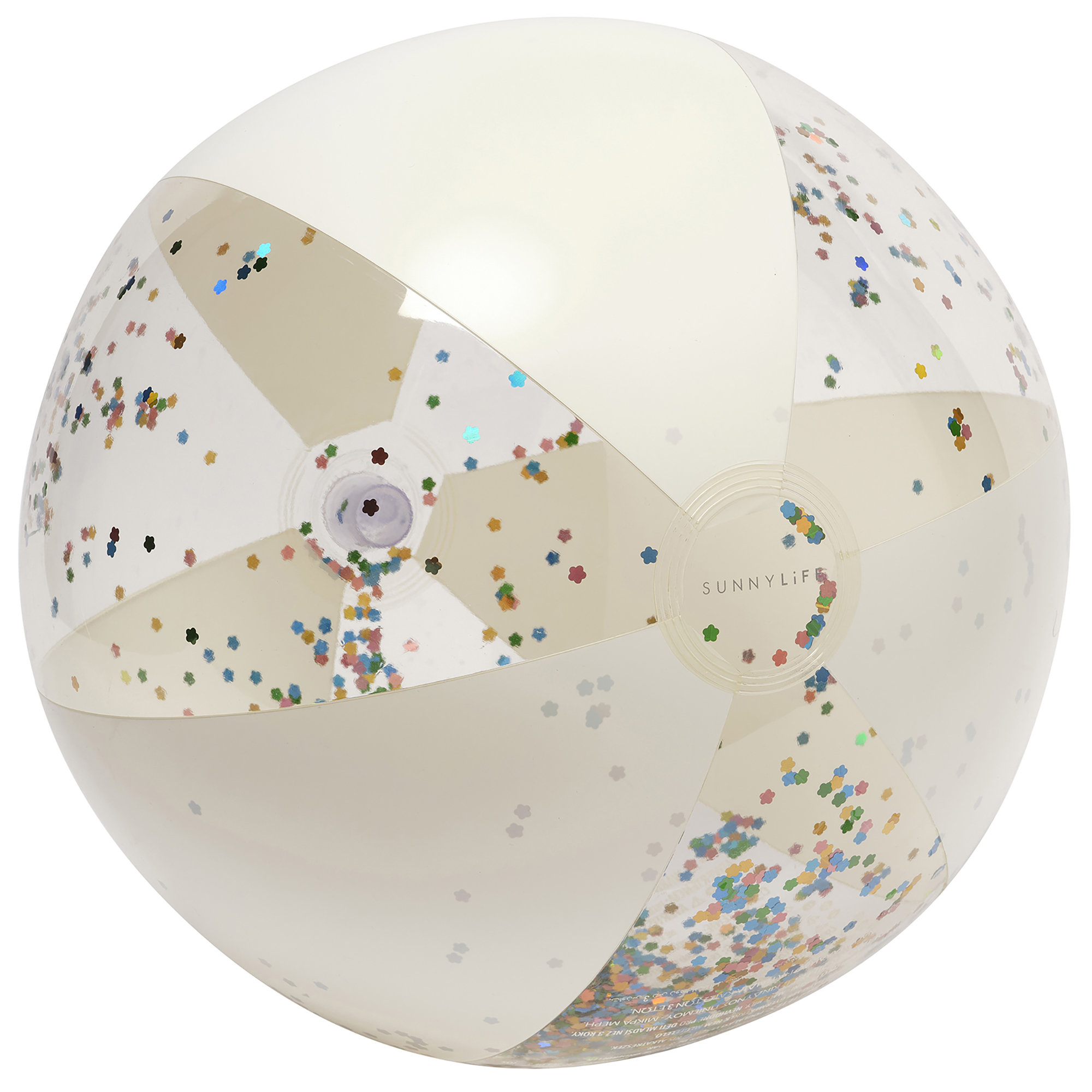 Stripes Inflatable Sunnylife: Inflatable Beach Ball - Cotton Candy Glitter - Stripes, Free ...