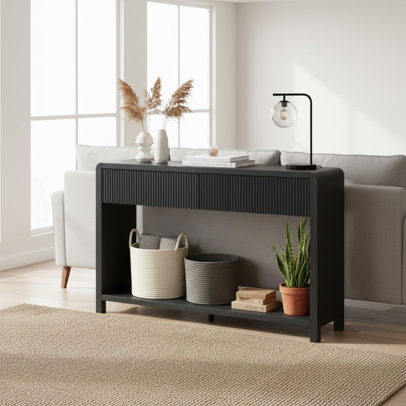 Console moderne avec tiroirs