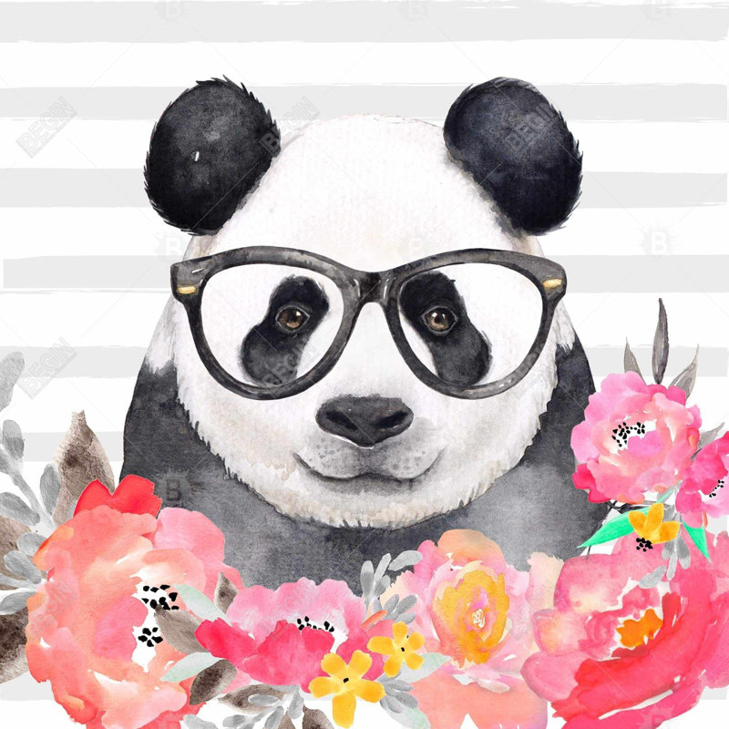 «Panda avec des lunettes»